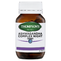 Thompson's Ashwagandha Complex Night 60 Tablets Reduce Tension and Sleeplessness