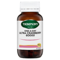 Thompson's One-a-day Ultra Cranberry 60000mg 60 Capsules High Potency