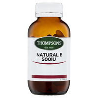 Thompson's Natural E 500iu 100 Capsules Support Healthy Arteries