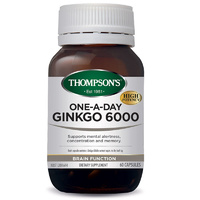 Thompson's One-A-Day Ginkgo 6000mg 60 Capsules