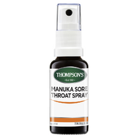 Thompson's Manuka Sore Throat Spray 25ml Relieve Sore Throat Non-Drowsy