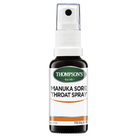 Thompson's Manuka Sore Throat Spray 25ml Relieve Sore Throat Non-Drowsy