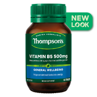 Thompson's Vitamin B5 Pantothenic Acid 500mg 60 Tablets General Wellbeing