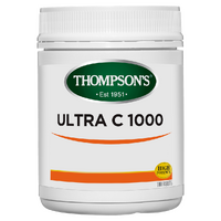 Thompson's Ultra C 1000mg 180 Tablets Supports Immune System Health