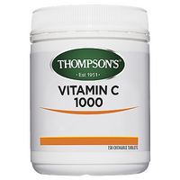 Thompsons Vitamin C 1000MG 150 Chewable Tabs Support Immune Health