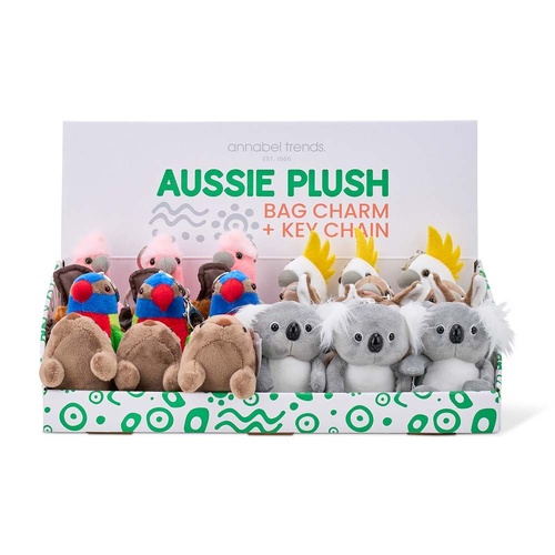 Annabel Trends Aussie Animals Bag Charms - Counter Pack of 24