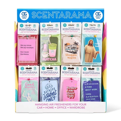 Annabel Trends Hanging Air Fresheners - Scentarama Original - Counter Pack of 80