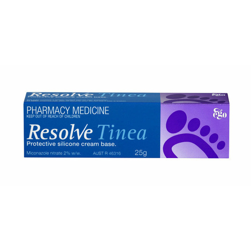 Ego Resolve Tinea Cream 25G Protective Silicone Cream Base