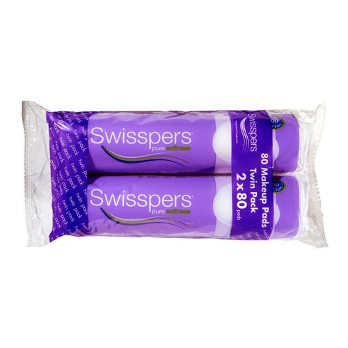 SWISSPERS TWINS ROUND MAKE-UP PADS