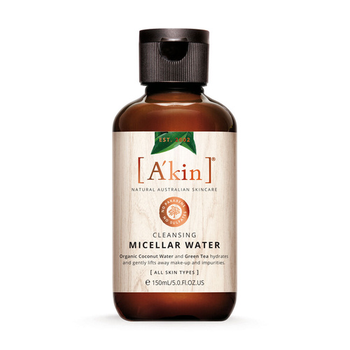 A'kin Cleansing Micellar Water 150ml -Hhydrate and Gently Lift Away Make-up Akin