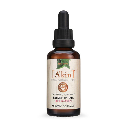 A'kin Certified Organic Rosehip Oil 45ml - 100% Natural  Akin