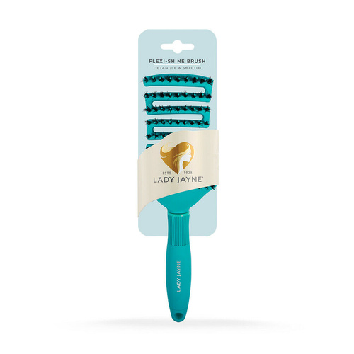 Lady Jayne Flexi-Shine Brush Detangle and Shine Flexible Nylon and Boar Bristles