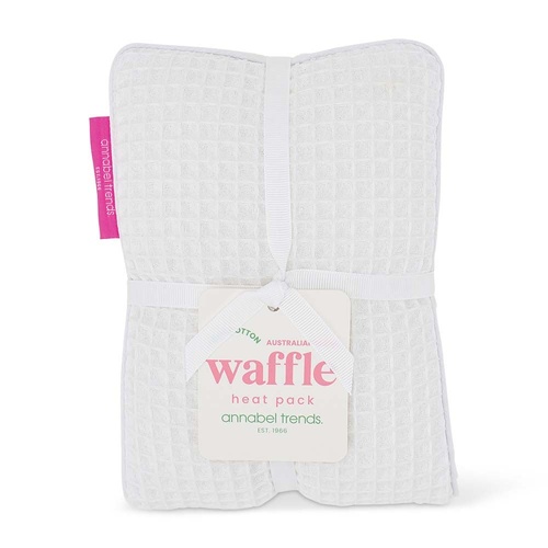 Annabel Trends Heat Pillow - Waffle Cotton - White