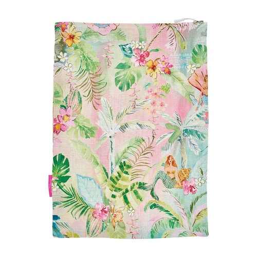Annabel Trends Laundry Bag - Linen Cotton - Tiki Island