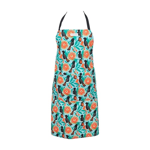 Annabel Trends Apron - Cotton - Black Cockatoos