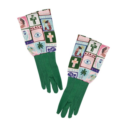 Annabel Trends Long Sleeve Garden Gloves - Linen - Celestial Dreams