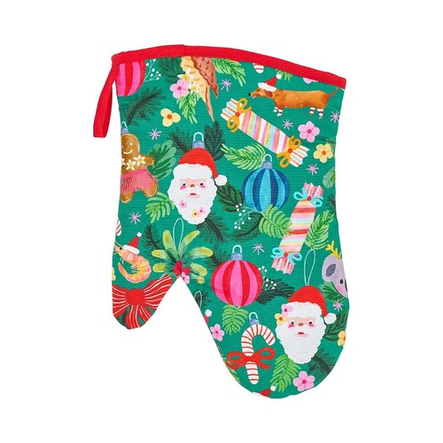 Annabel Trends Oven Mitt - Single - Cotton - Deck the Palms