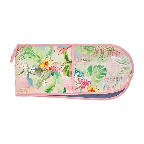 Annabel Trends Double Oven Mitt - Linen Cotton - Tiki Island