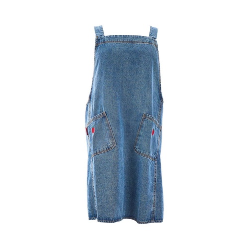 Annabel Trends Denim Apron - Apple Embroidery