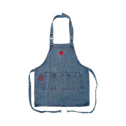 Annabel Trends Kids Denim Apron - Apple Embroidery