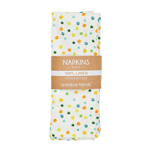 Annabel Trends Napkin Set Linen Amalfi Spot