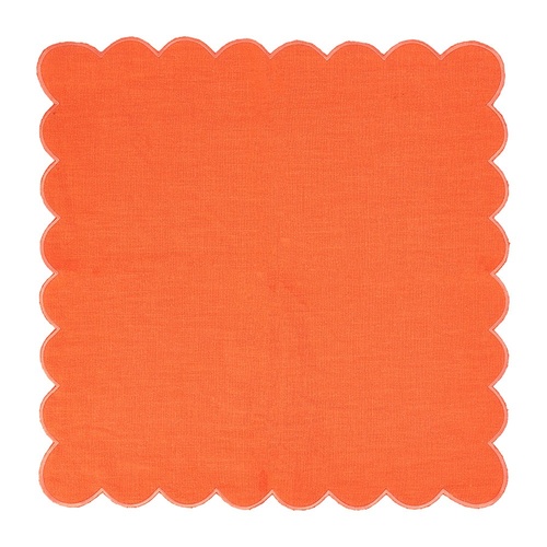 Annabel Trends Napkin - Stonewashed - Scallop Edge