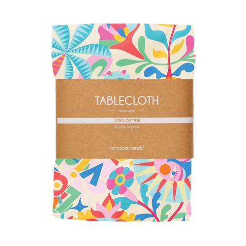 Annabel Trends Tablecloth - Cotton - Fiesta - Large 140cm x 300cm