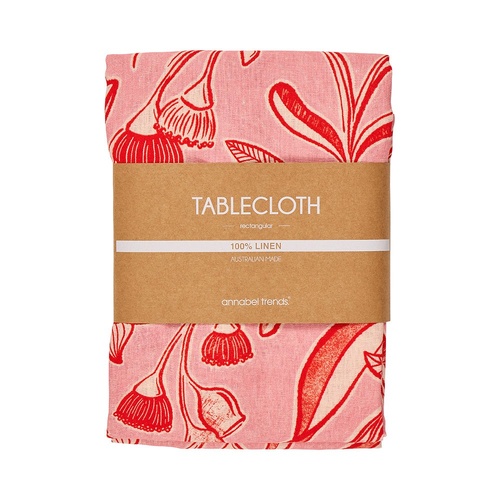 Annabel Trends Tablecloth - Linen - Trailing Natives - Large 138cm x 300cm