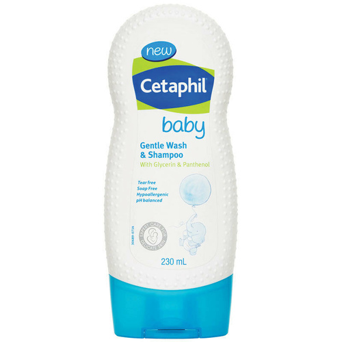 Cetaphil Baby Gentle Wash and Shampoo 230ml - Tear Free Soap Free Hypoallergenic
