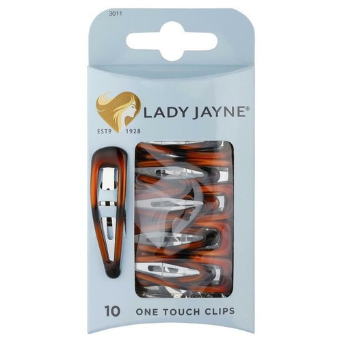 Lady Jayne One Touch Clips Shell Pk10