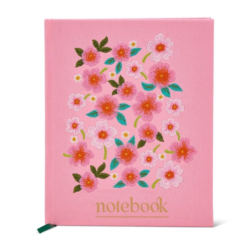Annabel Trends Journal - Notebook - Embroidered Meadow Blush