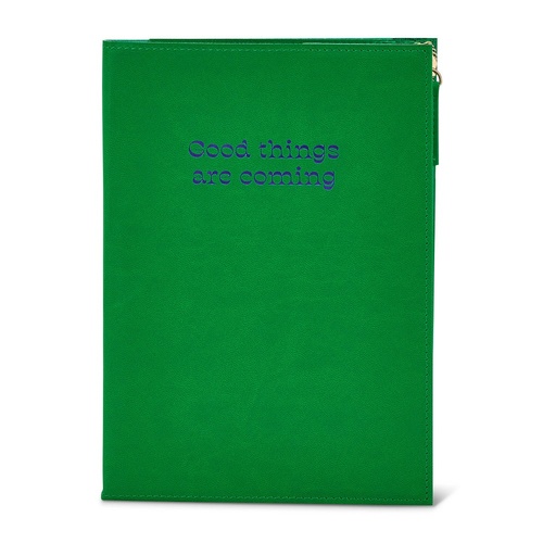 Annabel Trends Journal - Notes - Green with Zip