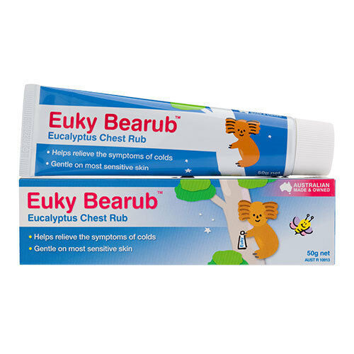 Euky Bearub Eucalyptus Chest Rub 50g - Euky Bear Gentle on Most Sensitive Skin