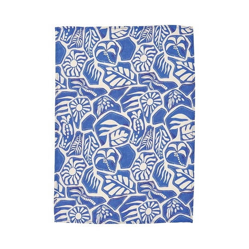 Annabel Trends Tea Towel - Linen Cotton - Blue Oasis