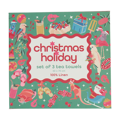 Annabel Trends Christmas Tea Towel Box Set