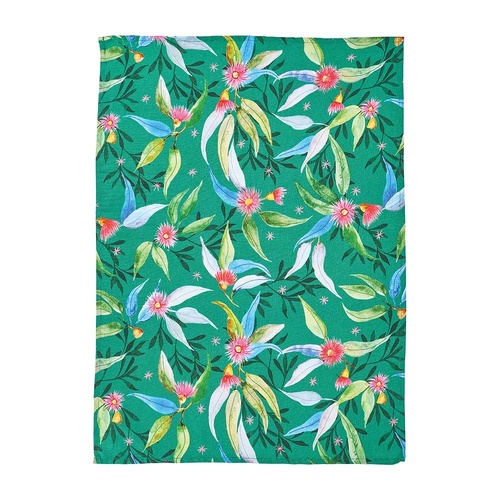 Annabel Trends Tea Towel - Linen Cotton - Gum Blossom
