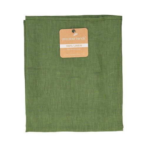 Annabel Trends Tea Towel Linen Bush Green