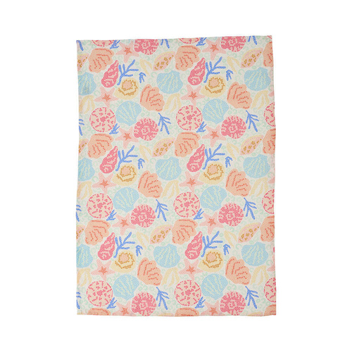 Annabel Trends Tea Towel - Linen - Shelly Beach