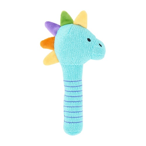 Annabel Trends Hand Rattle - Knit - Dinosaur