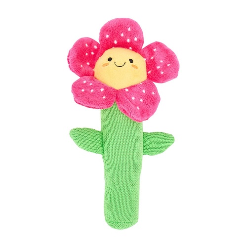 Annabel Trends Hand Rattle - Knit - Flower