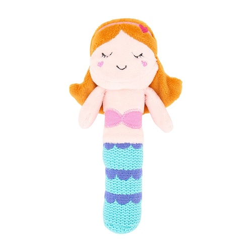 Annabel Trends Hand Rattle - Knit - Mermaid