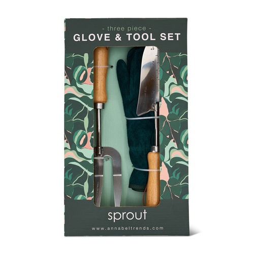 Annabel Trends Sprout Gloves & Tool Set - 3pc