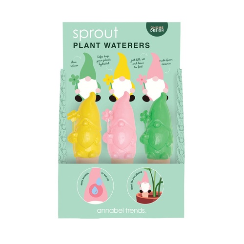 Annabel Trends Sprout Plant Waterers - Gnome - Counter Pack of 15