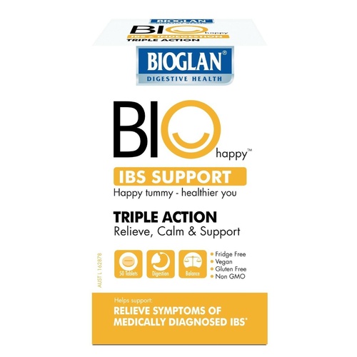 Bioglan Bio Happy IBS Support 50 Tablets