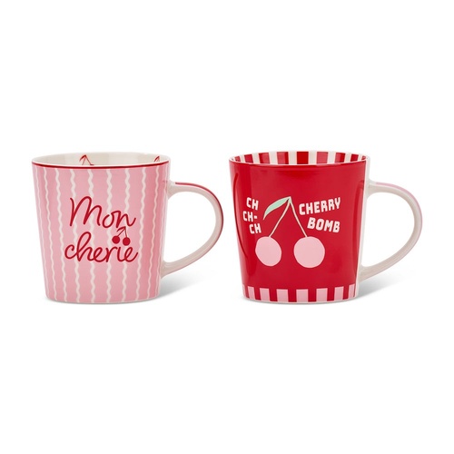 Annabel Trends Coffee Mug Set - Cherrylicious - 2pc