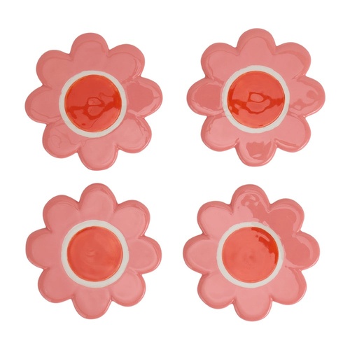 Annabel Trends Coaster Set - Ceramic - Flower