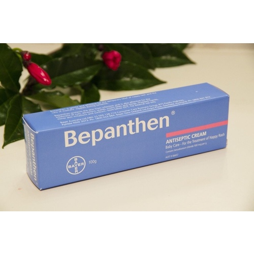 Bepanthen Antiseptic Nappy Eczema Cream 100g skin irritations scalds sunburn