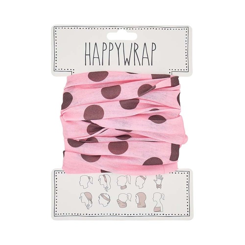 Annabel Trends Happywrap - Polkadot Pink & Chocolate
