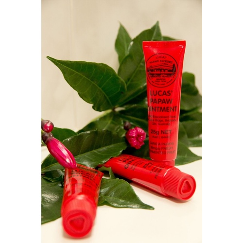  3 X 25g Lucas Papaw Ointment Pawpaw Cream Paw Paw Handy Tube Nappy Rash Cream