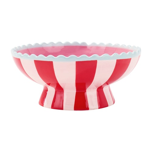Annabel Trends Ceramic Fruit Bowl - Stripe